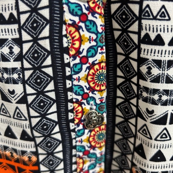 John Mark Aztec Print Sleeveless Tunic Large - Picture 4 of 8